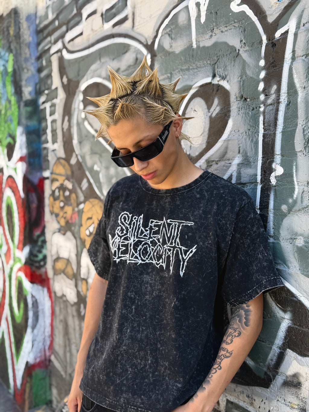 Void Acid Wash Overzised Tee