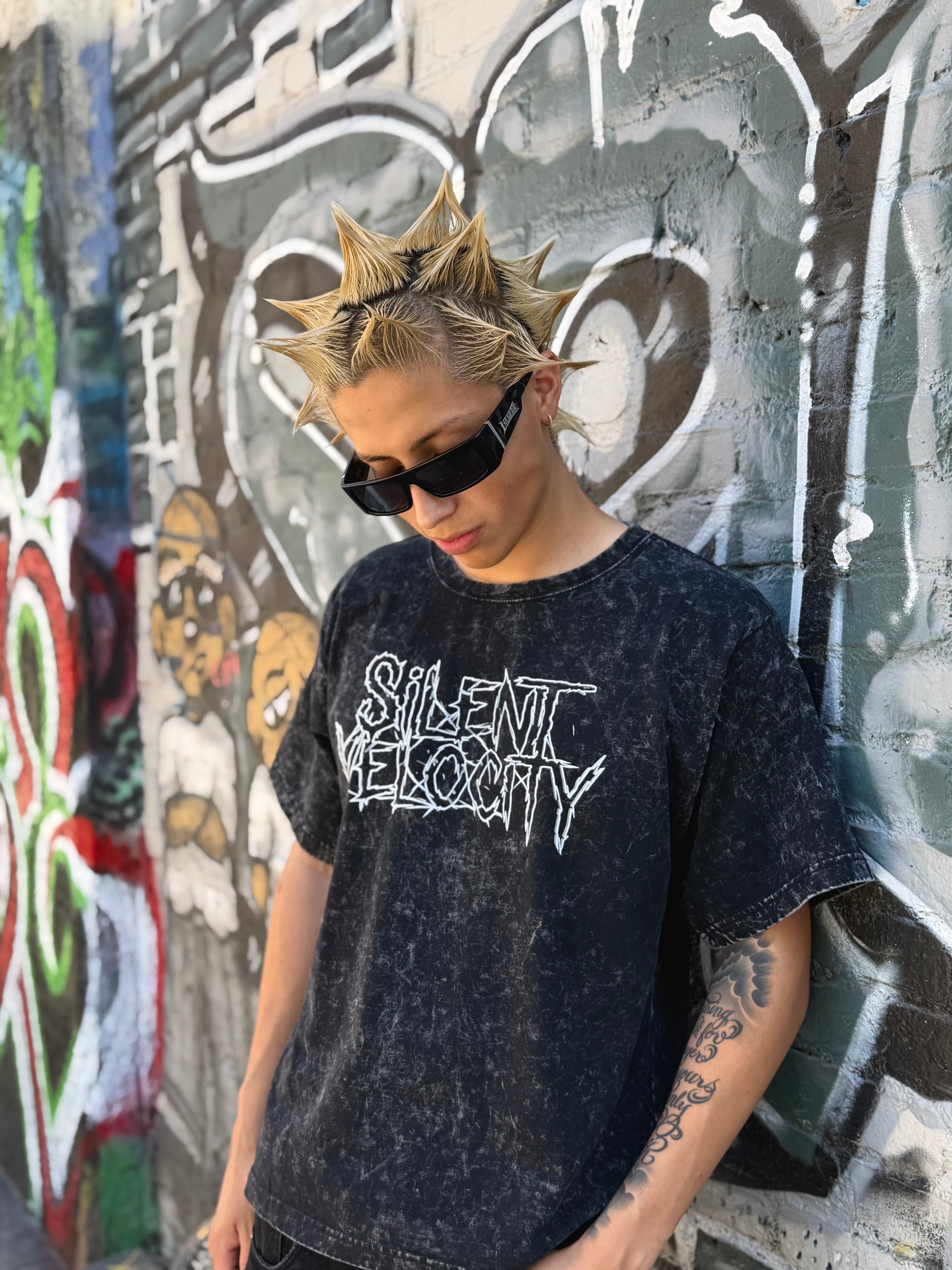Void Acid Wash Overzised Tee