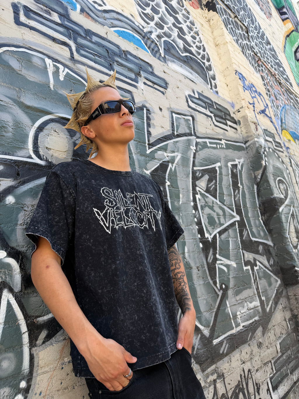 Void Acid Wash Overzised Tee